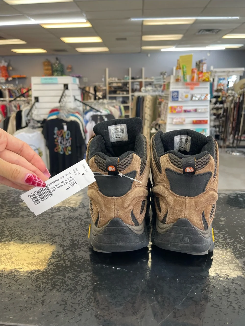 Merrell Men's Moab 3 Mid Waterproof Brown and Black Hiking Boots